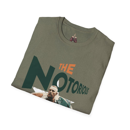 Notorious Conor McGregor  MMA Unisex Softstyle T-Shirt, Athletic Wear, Sports Fan Apparel, Gift for Fighters, Casual Graphic Tee