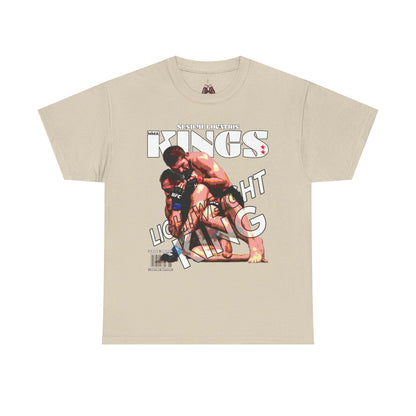 Khabib KINGS Graphic Tee, Unisex Heavy Cotton Shirt, Retro Style Tee for UFC Fans, Gift for Wrestlers, Unisex fight gear - Kings Origin Apparel