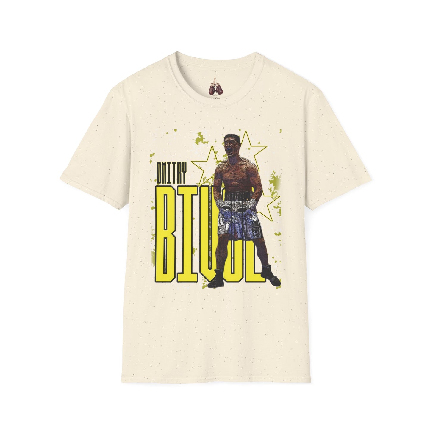 Dmitry Bivol Unisex Softstyle T-Shirt, Fun Graphic Tee, Casual Wear, Gift for Sports Fans, Unique Statement Shirt, Everyday Style