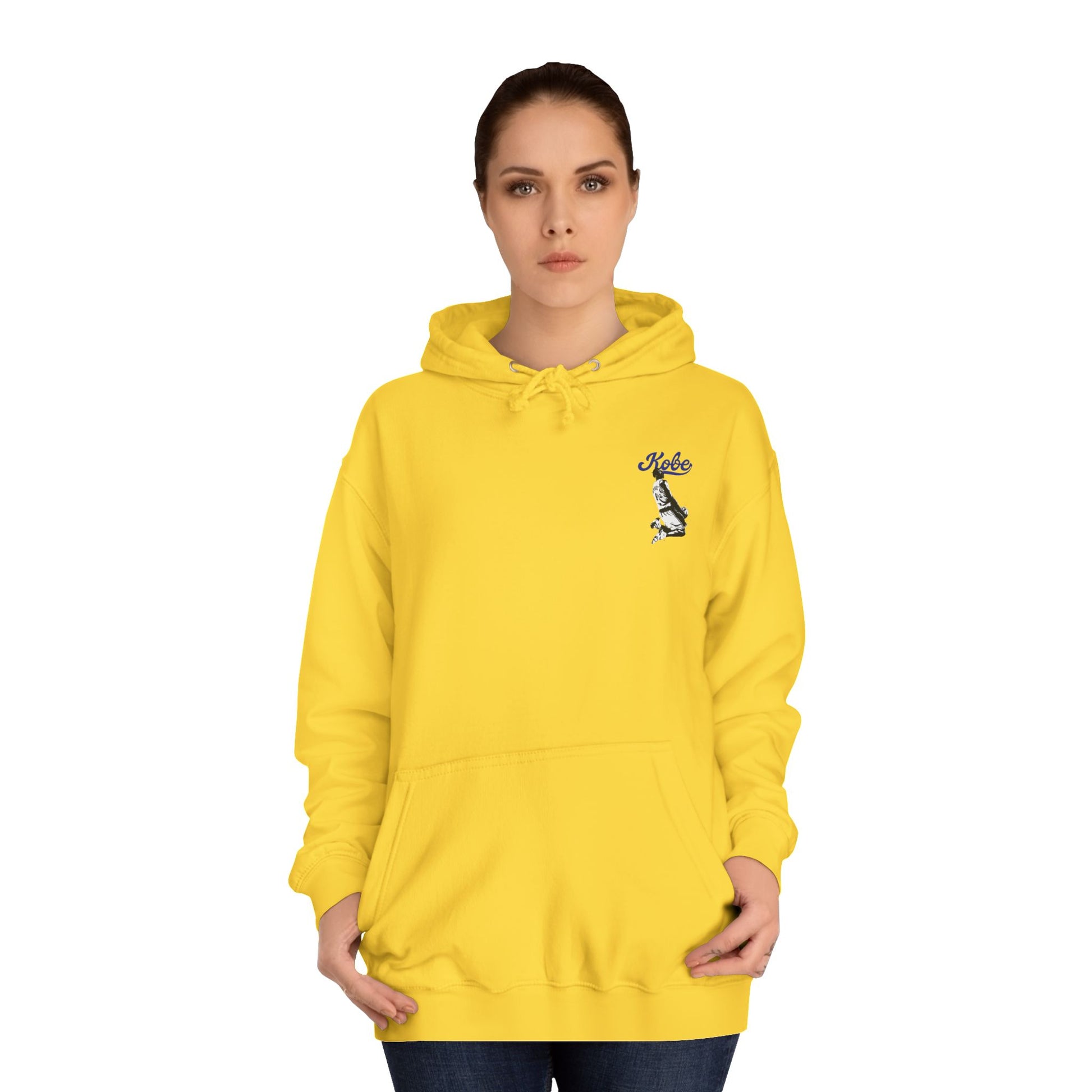 Kobe Bryant Unisex College Hoodie - Comfy Athletic Wear, Fashionable Gift for Sports Lovers, Casual Streetwear for College, Great for Game - Kings Origin Apparel