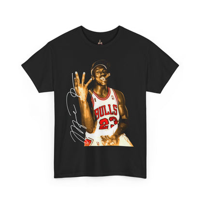 Michael Jordan 3-peat Unisex Heavyweight Cotton Tee