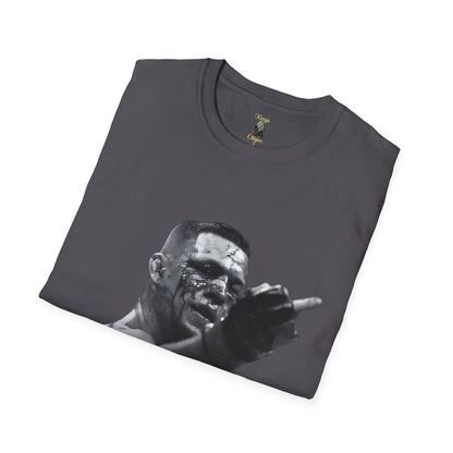 Nate Diaz Middle Finger- Unisex Softstyle T-Shirt