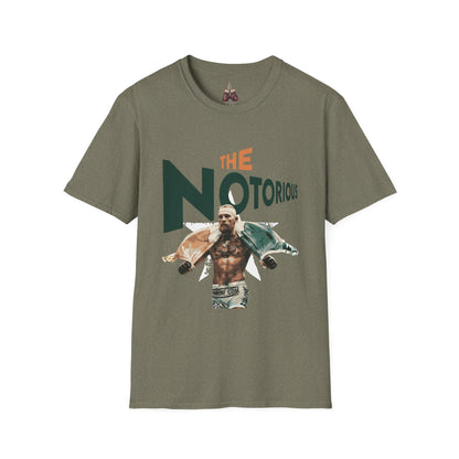 Notorious Conor McGregor  MMA Unisex Softstyle T-Shirt, Athletic Wear, Sports Fan Apparel, Gift for Fighters, Casual Graphic Tee