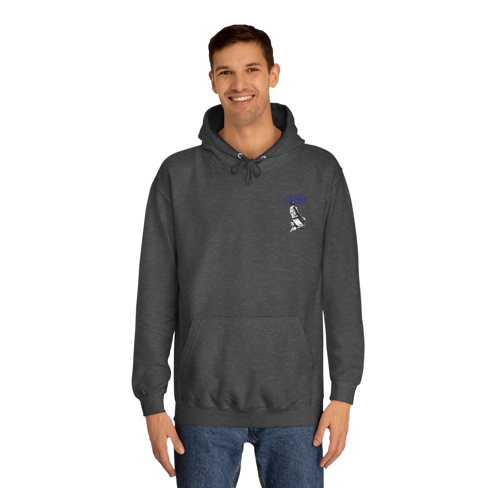 Kobe Bryant Unisex College Hoodie - Comfy Athletic Wear, Fashionable Gift for Sports Lovers, Casual Streetwear for College, Great for Game - Kings Origin Apparel