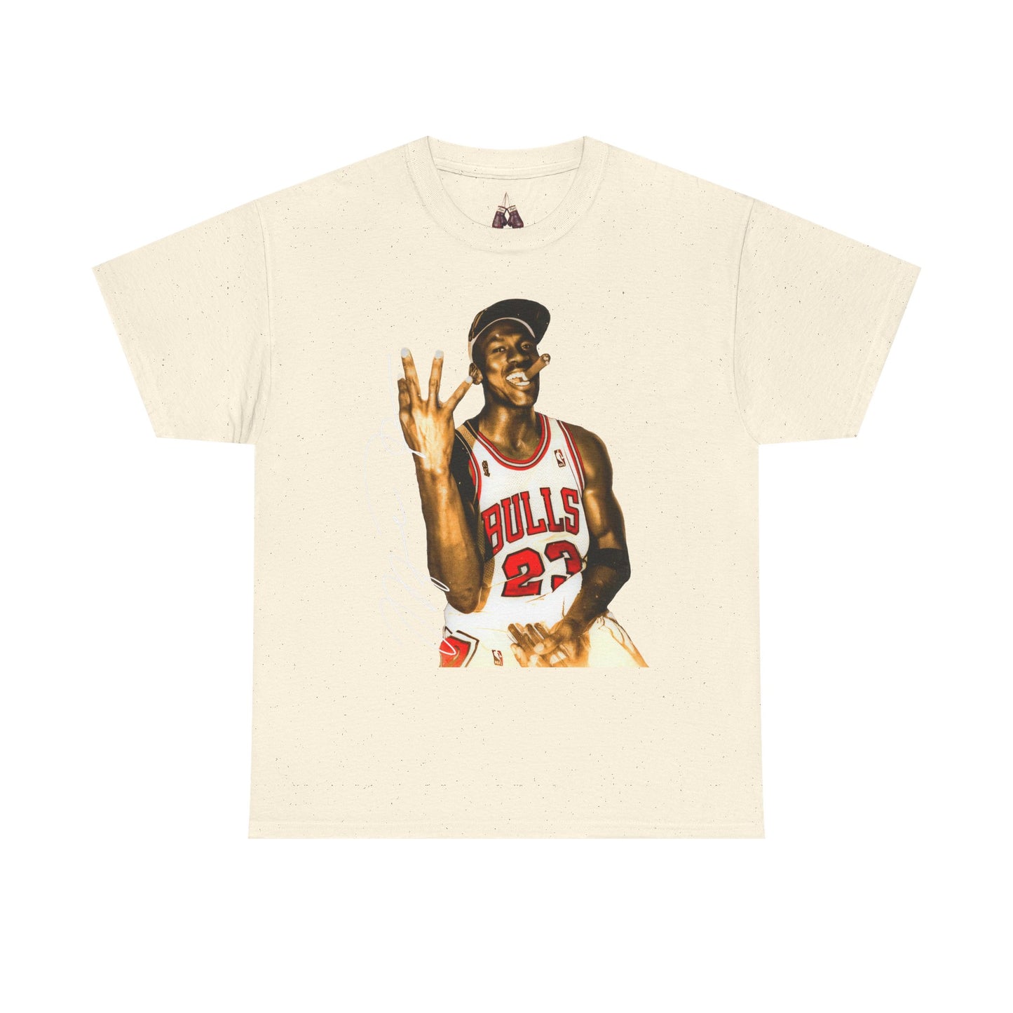 Michael Jordan 3-peat Unisex Heavyweight Cotton Tee