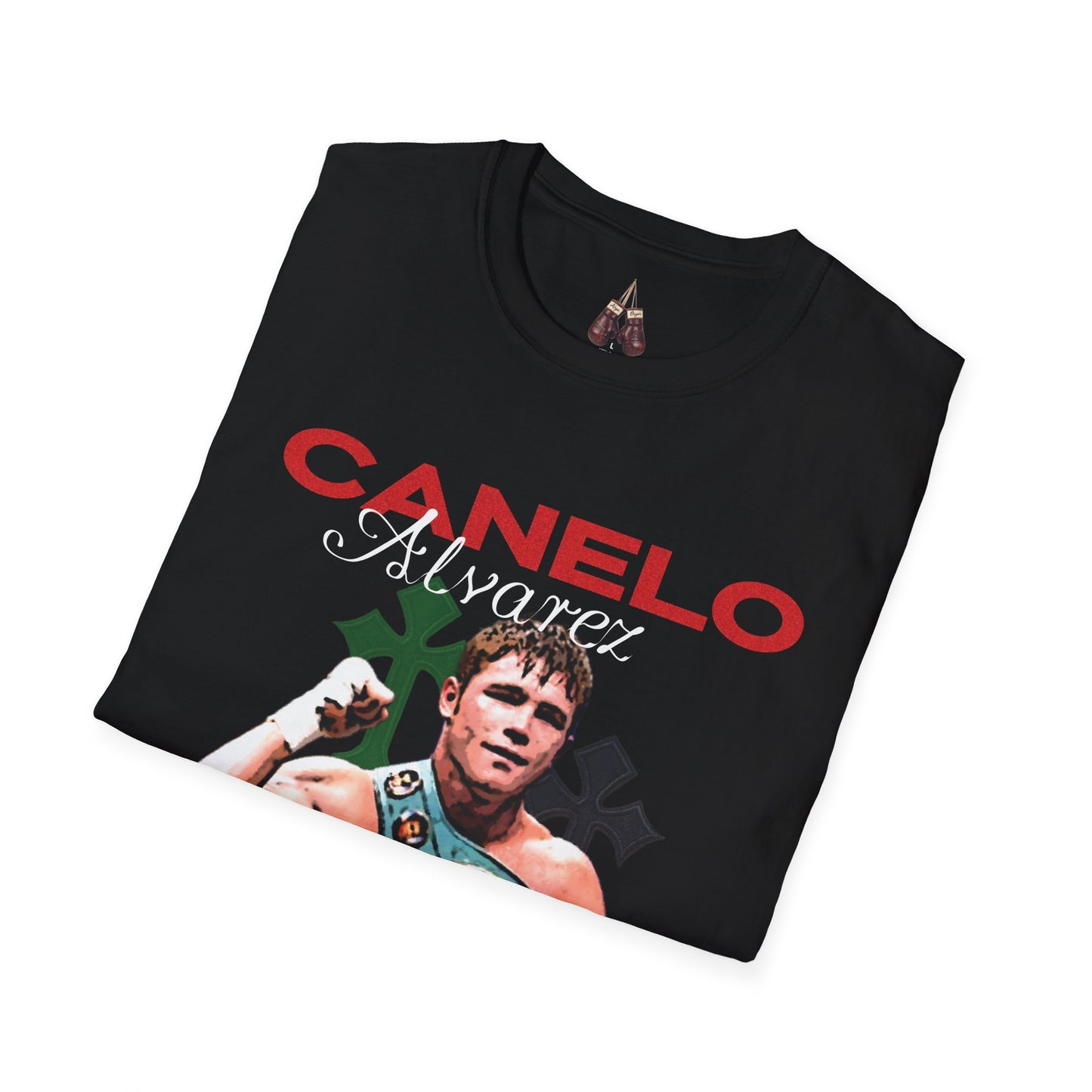 Canelo Alvarez Unisex Softstyle T-Shirt, Sports Fan Apparel, Boxing Gift, Casual Wear, Birthday Present, Concert Outfit