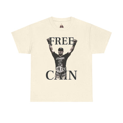 Free Cain V Graphic Tee - Unisex Heavy Cotton Shirt, Casual Wear, Streetwear, Gift for Activists, Statement Tee, Trendy Apparel - Kings Origin Apparel