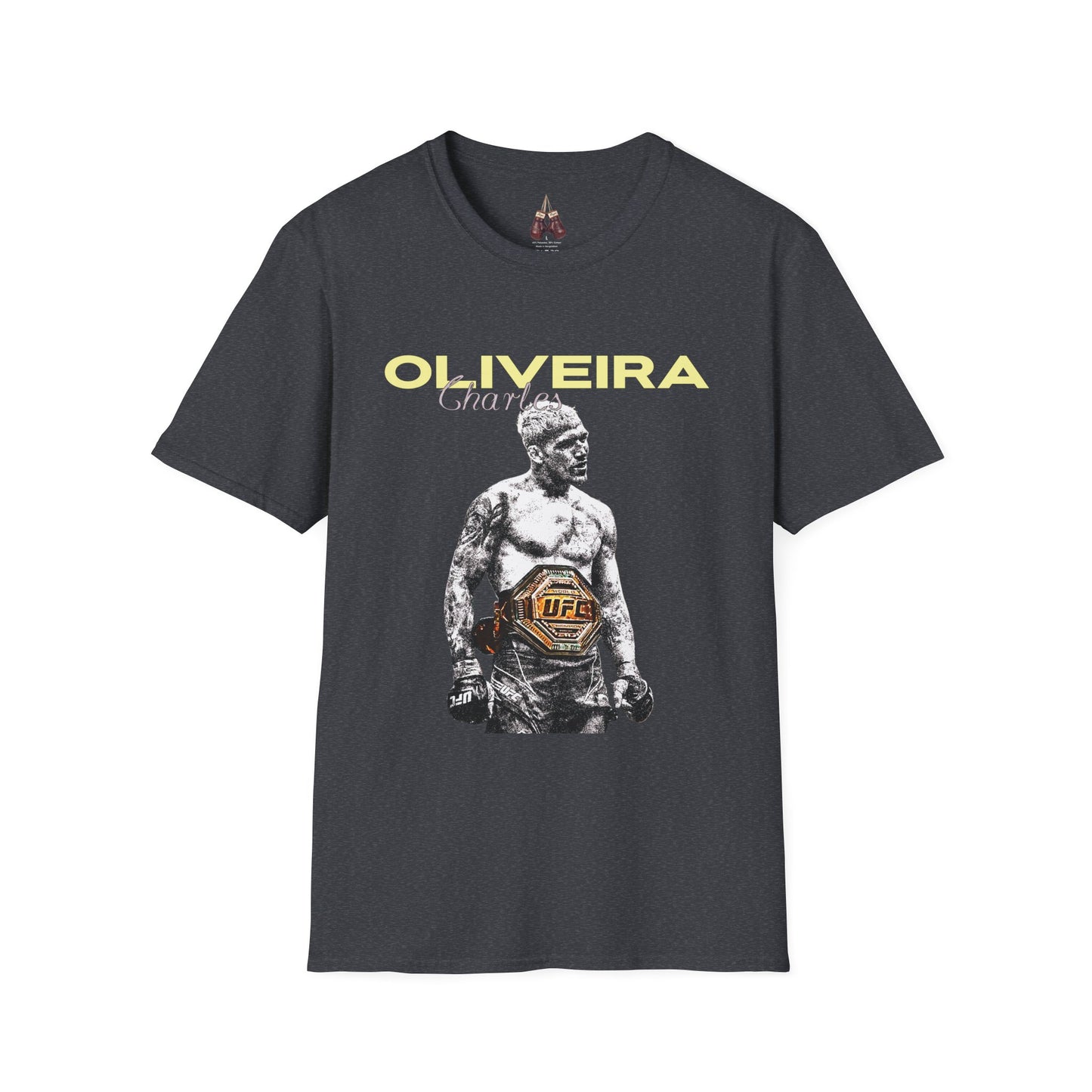 UFC Champion Charles Oliveira Unisex T-Shirt, Sports Fan Tee, Fitness Apparel, Gift for MMA Lovers, Gym Shirt, Casual Wear