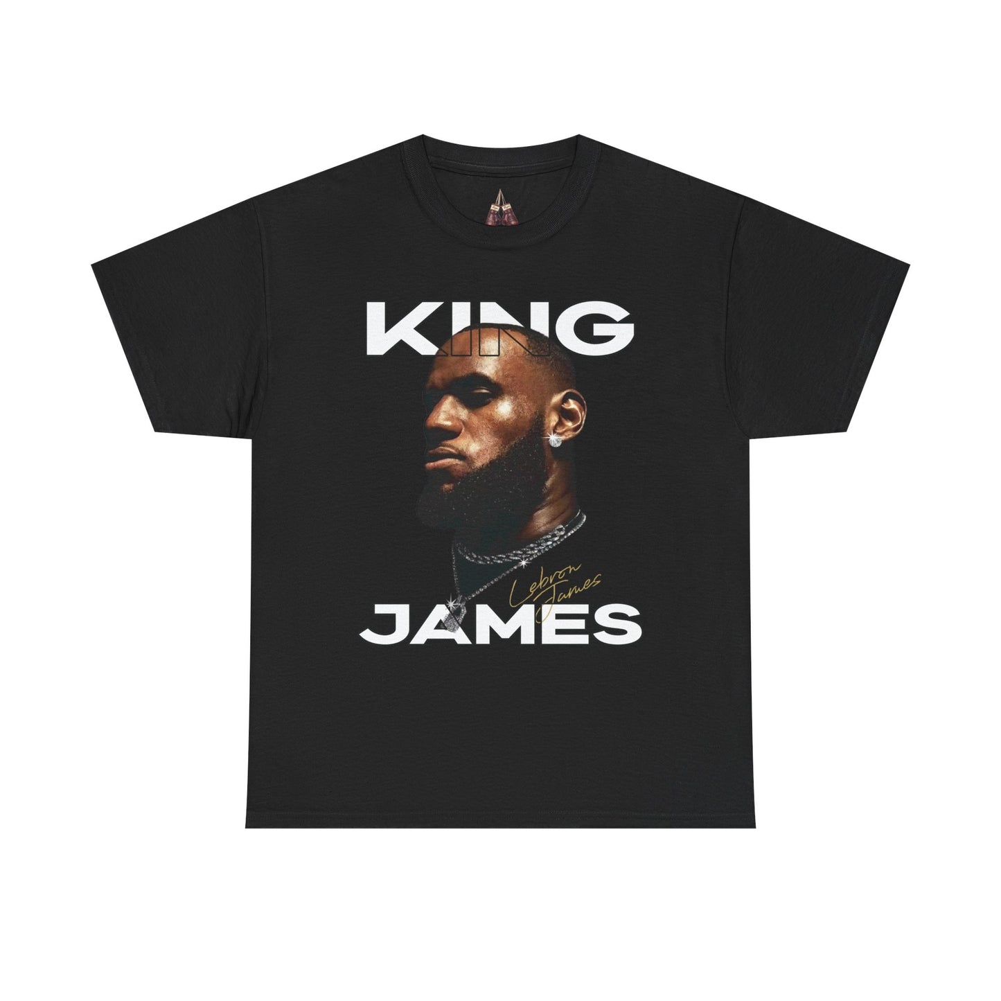 King James Graphic Tee, Unisex Heavy Cotton Tee, Basketball Fan Shirt, Gift for Sports Lovers, Stylish Casual Wear, Sports Apparel - Kings Origin Apparel