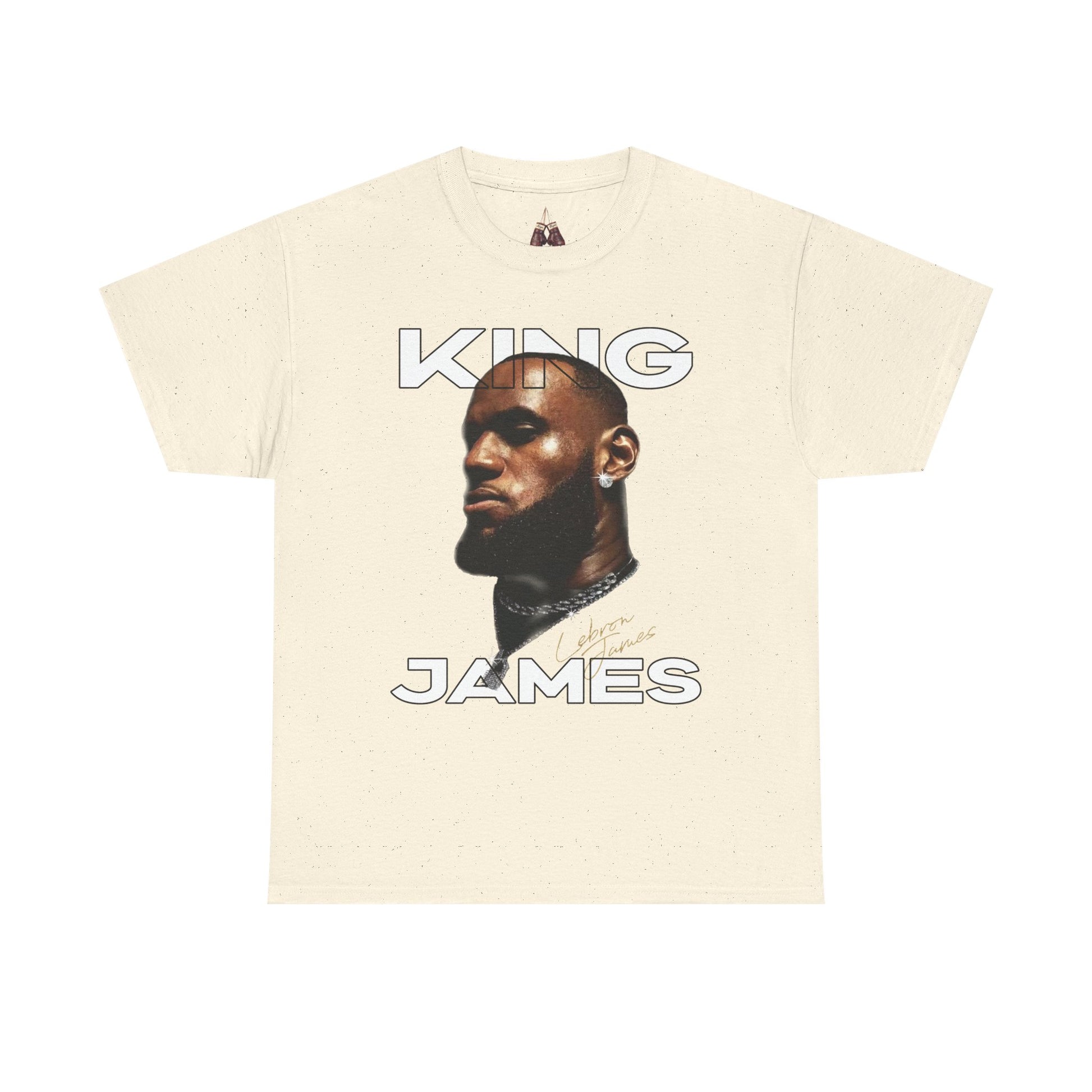 King James Graphic Tee, Unisex Heavy Cotton Tee, Basketball Fan Shirt, Gift for Sports Lovers, Stylish Casual Wear, Sports Apparel - Kings Origin Apparel