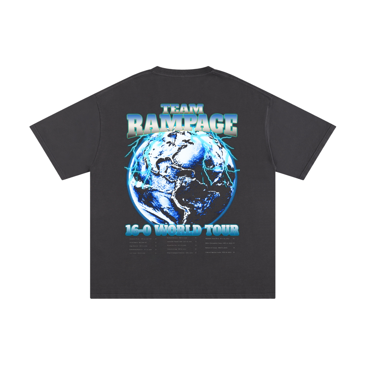 Andrii Novytskyi Unisex Pure Cotton World Tour Fight T-Shirt