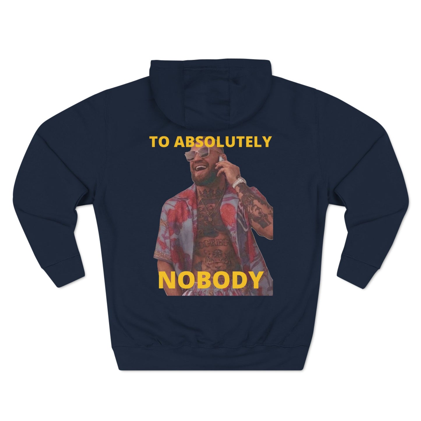 Conor McGregor Apologize- Three-Panel Fleece Hoodie