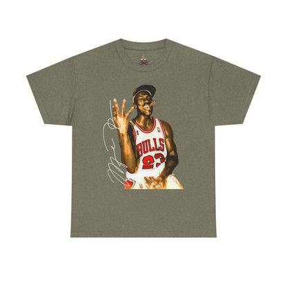 Michael Jordan 3-peat Unisex Heavyweight Cotton Tee