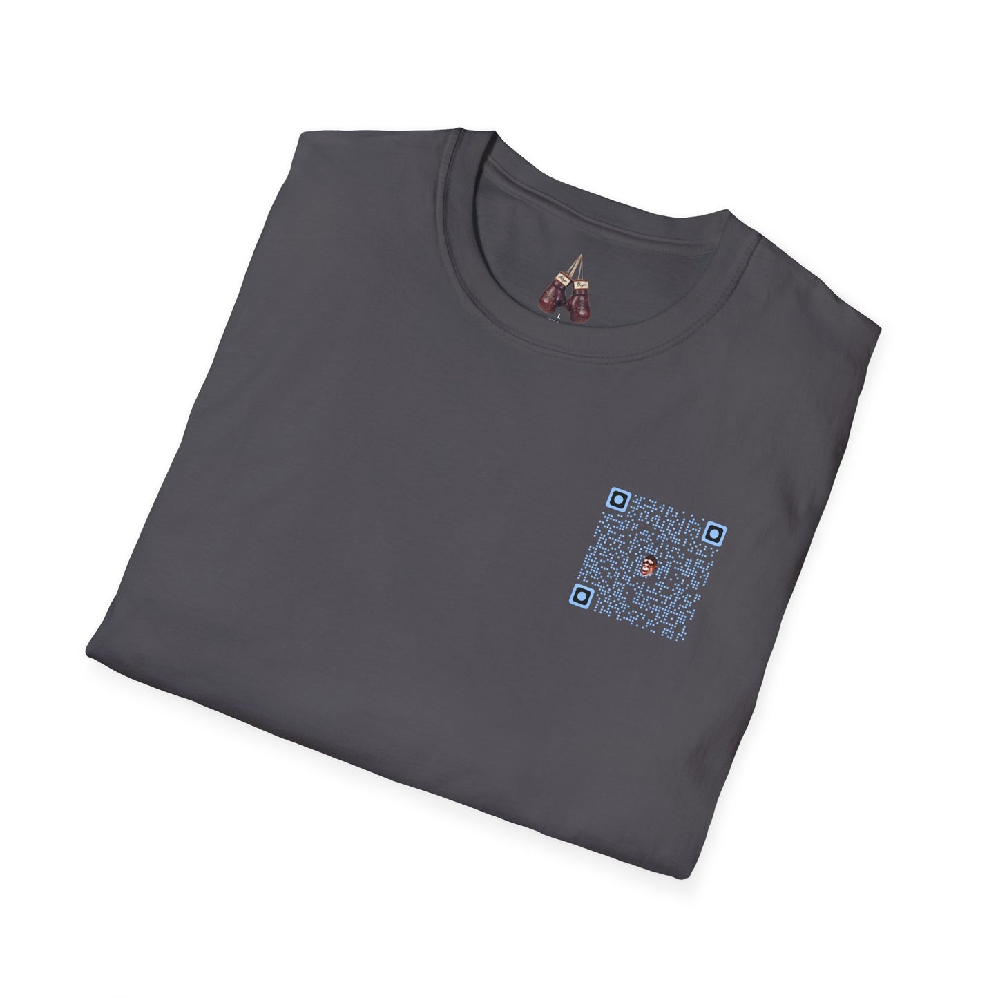 Celebrity Fuck You Trendy Unisex Softstyle T-Shirt with QR Code