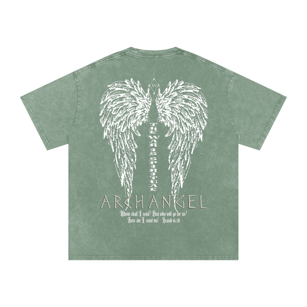 Chase Archangel Archangelo Snow Washed Oversized Cotton T-Shirt