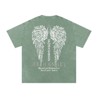 Chase Archangel Archangelo Snow Washed Oversized Cotton T-Shirt