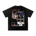 Dakota Buckshot Bush Snow Washed Oversized Cotton T-Shirt