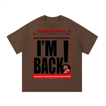 Michael Jordan I'm Back Heavyweight