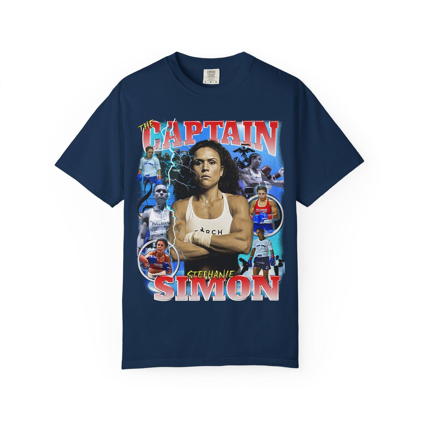 Stephaine Simon The Captain Bootleg Boxing T-Shirt