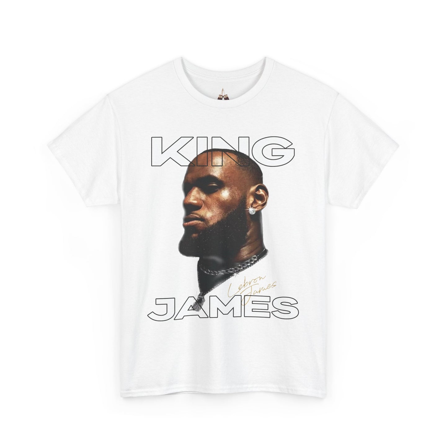 King James Graphic Tee, Unisex Heavy Cotton Tee, Basketball Fan Shirt, Gift for Sports Lovers, Stylish Casual Wear, Sports Apparel - Kings Origin Apparel