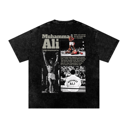 Muhammad Ali Oversized Cotton T-Shirt - Kings Origin Apparel