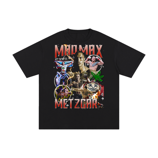 Kings Origin "Mad Max" Metzgar MMA Vintage Bootleg Collage Graphic T-Shirt