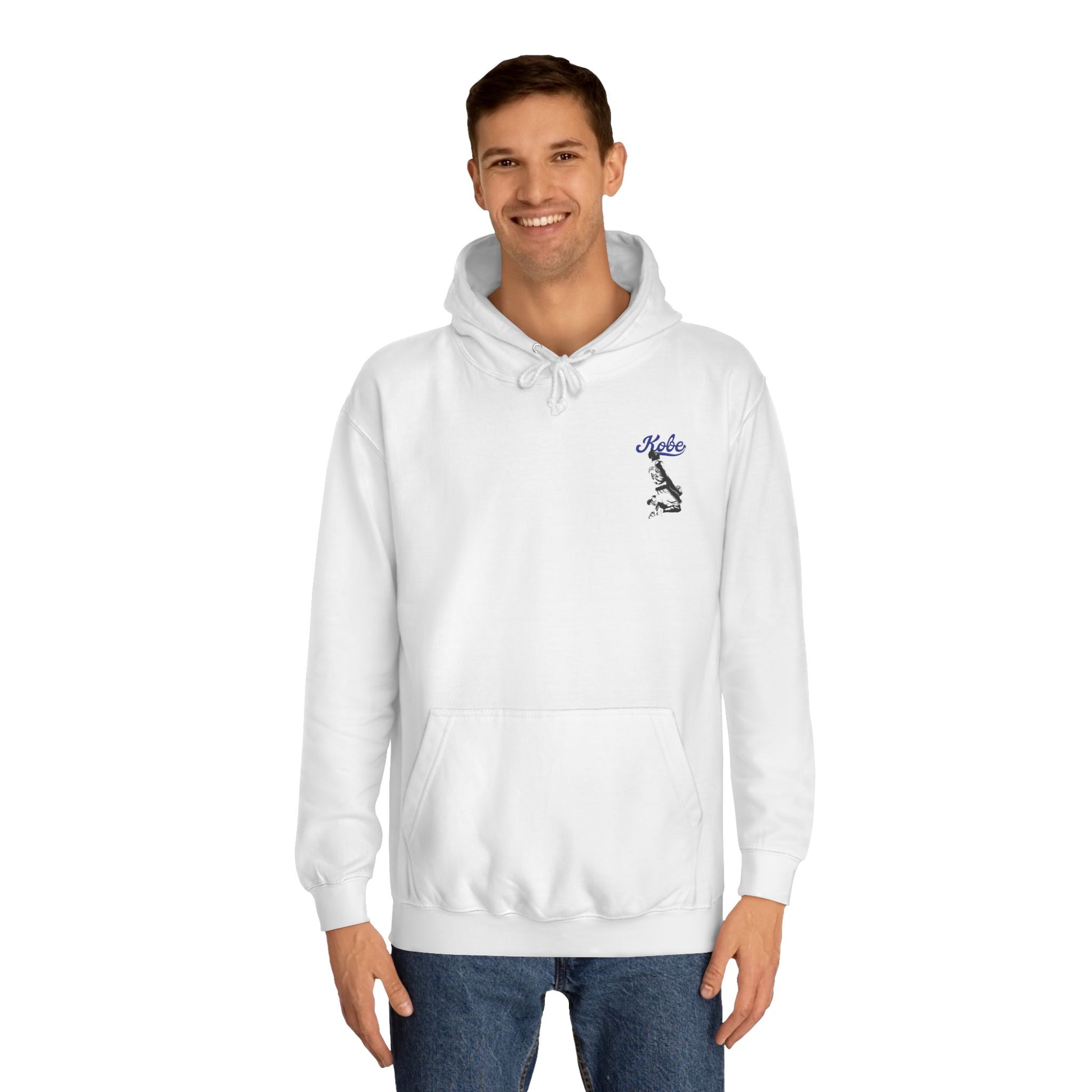 Kobe Bryant Unisex College Hoodie - Comfy Athletic Wear, Fashionable Gift for Sports Lovers, Casual Streetwear for College, Great for Game - Kings Origin Apparel