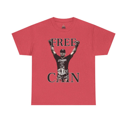 Free Cain V Graphic Tee - Unisex Heavy Cotton Shirt, Casual Wear, Streetwear, Gift for Activists, Statement Tee, Trendy Apparel - Kings Origin Apparel