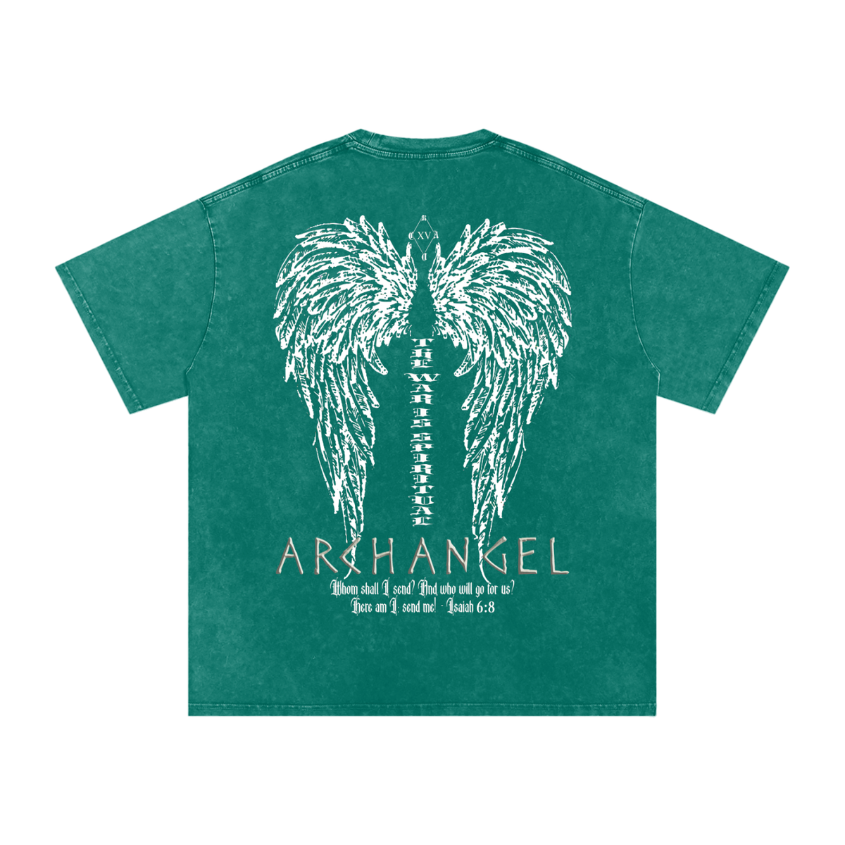 Chase Archangel Archangelo Snow Washed Oversized Cotton T-Shirt