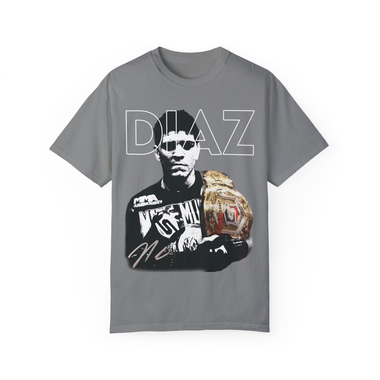 Nick Diaz Strikeforce Champion Black & White T-Shirt - Vintage MMA Legend Tee - Diaz Army Apparel - Kings Origin Apparel