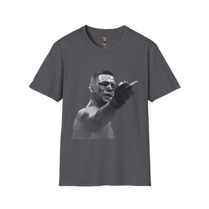 Nate Diaz Middle Finger- Unisex Softstyle T-Shirt