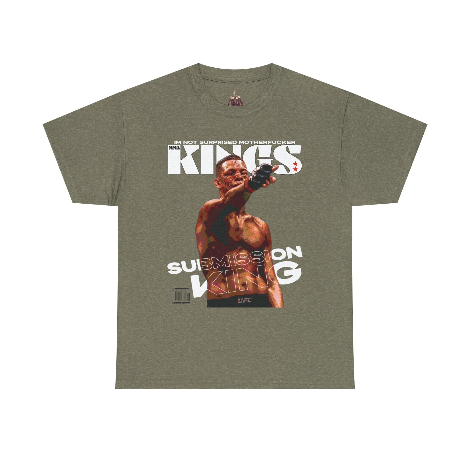 Kings Origin "Submission King" Nate Diaz T-Shirt Immortalize the Moment That Changed UFC History - Kings Origin Apparel