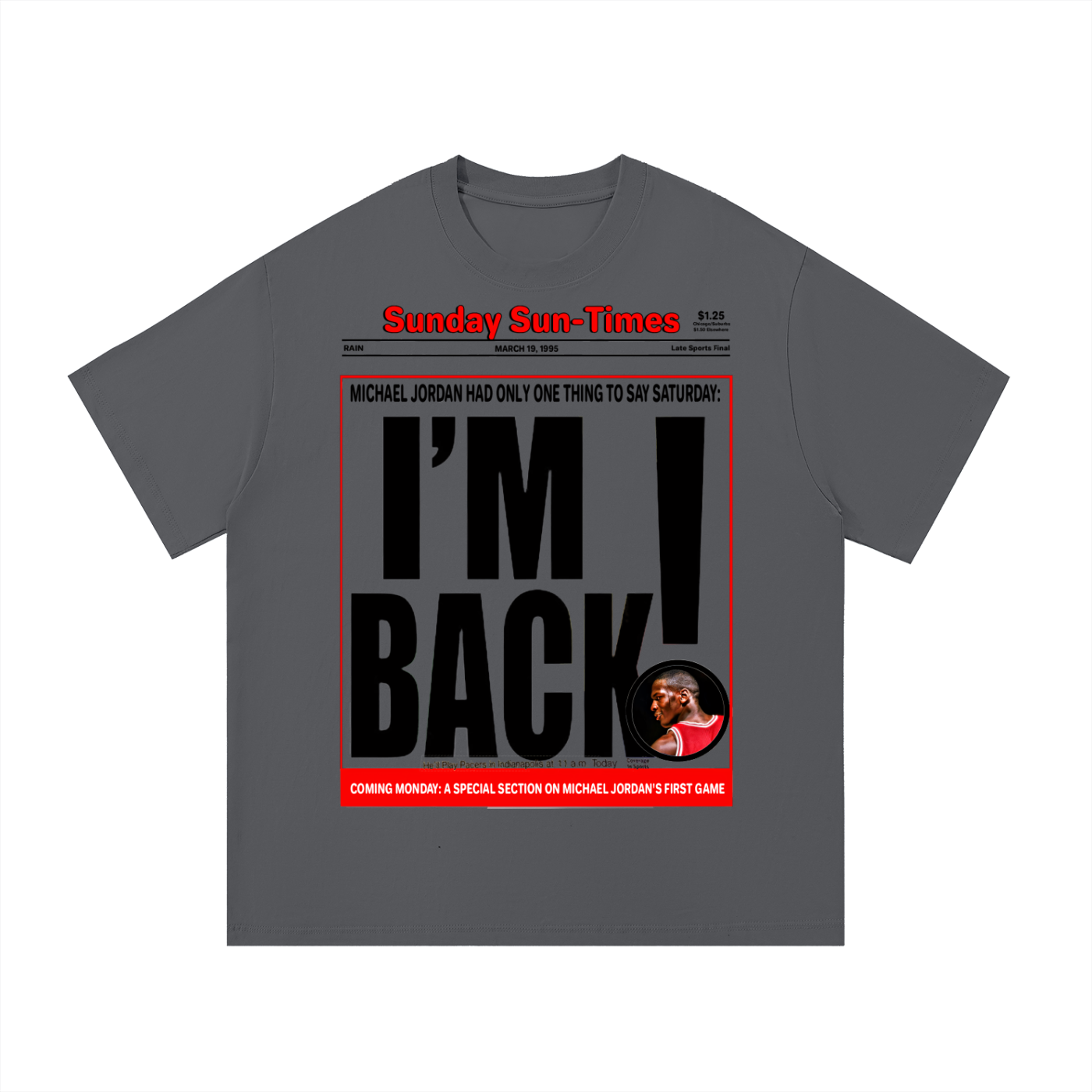 Michael Jordan I'm Back Heavyweight