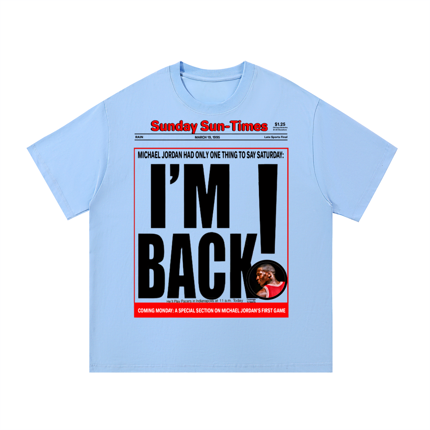 Michael Jordan I'm Back Heavyweight