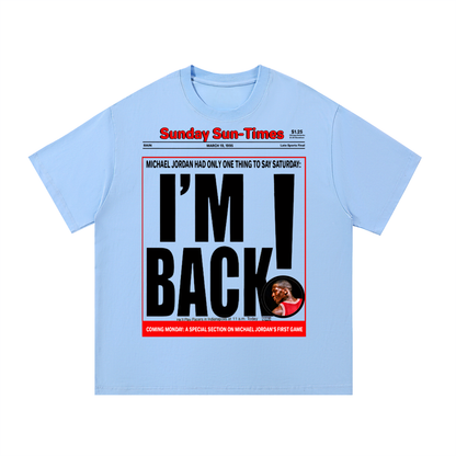Michael Jordan I'm Back Heavyweight