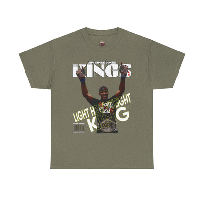 Jon Jones UFC King Graphic Unisex Heavyweight Cotton Tee