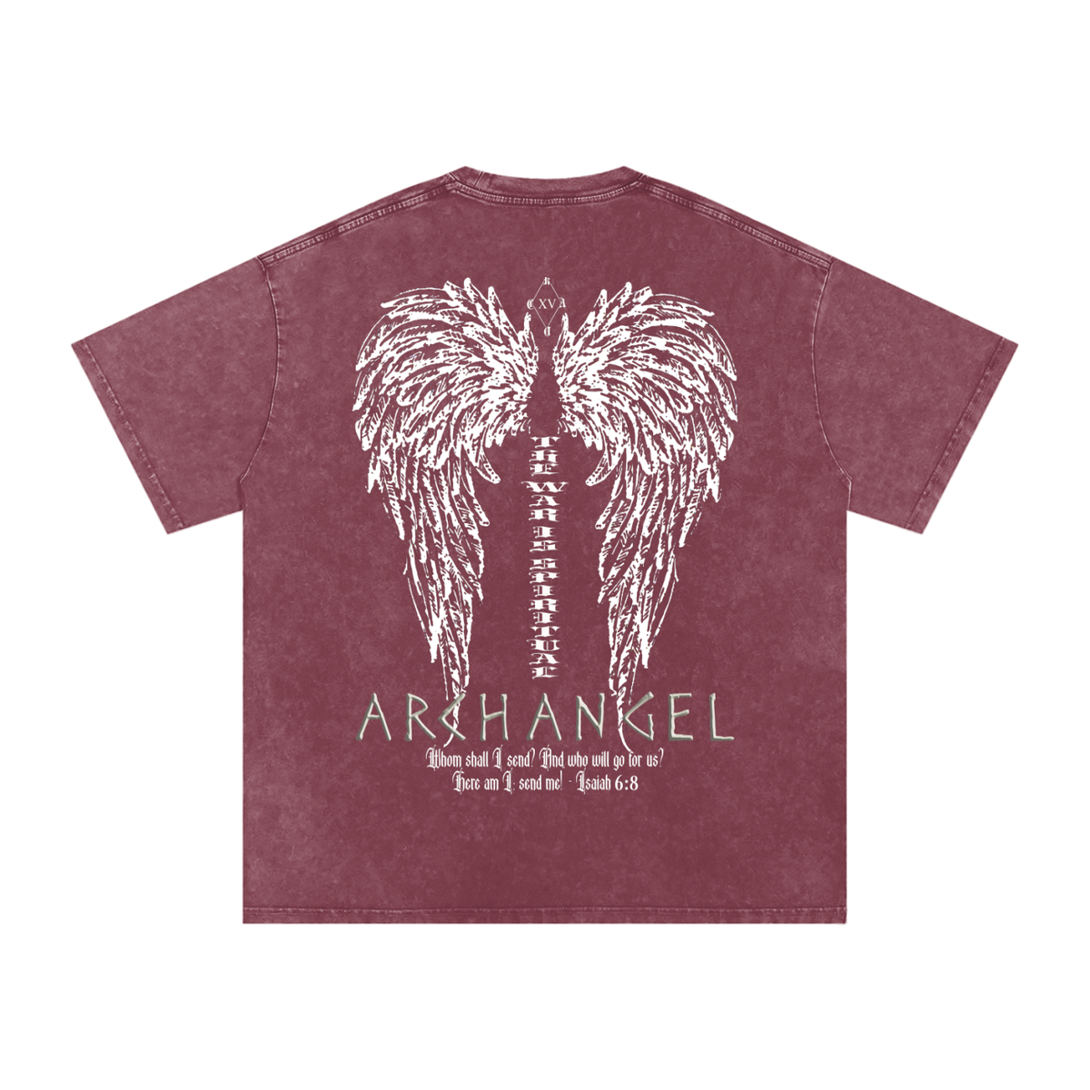 Chase Archangel Archangelo Snow Washed Oversized Cotton T-Shirt