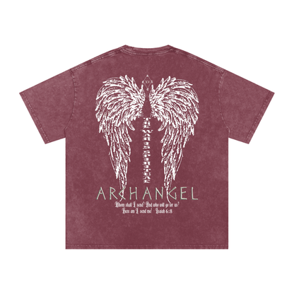 Chase Archangel Archangelo Snow Washed Oversized Cotton T-Shirt