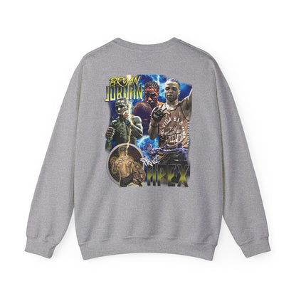 Bryan Jordan Apex MMA Sweatshirt Front and Back