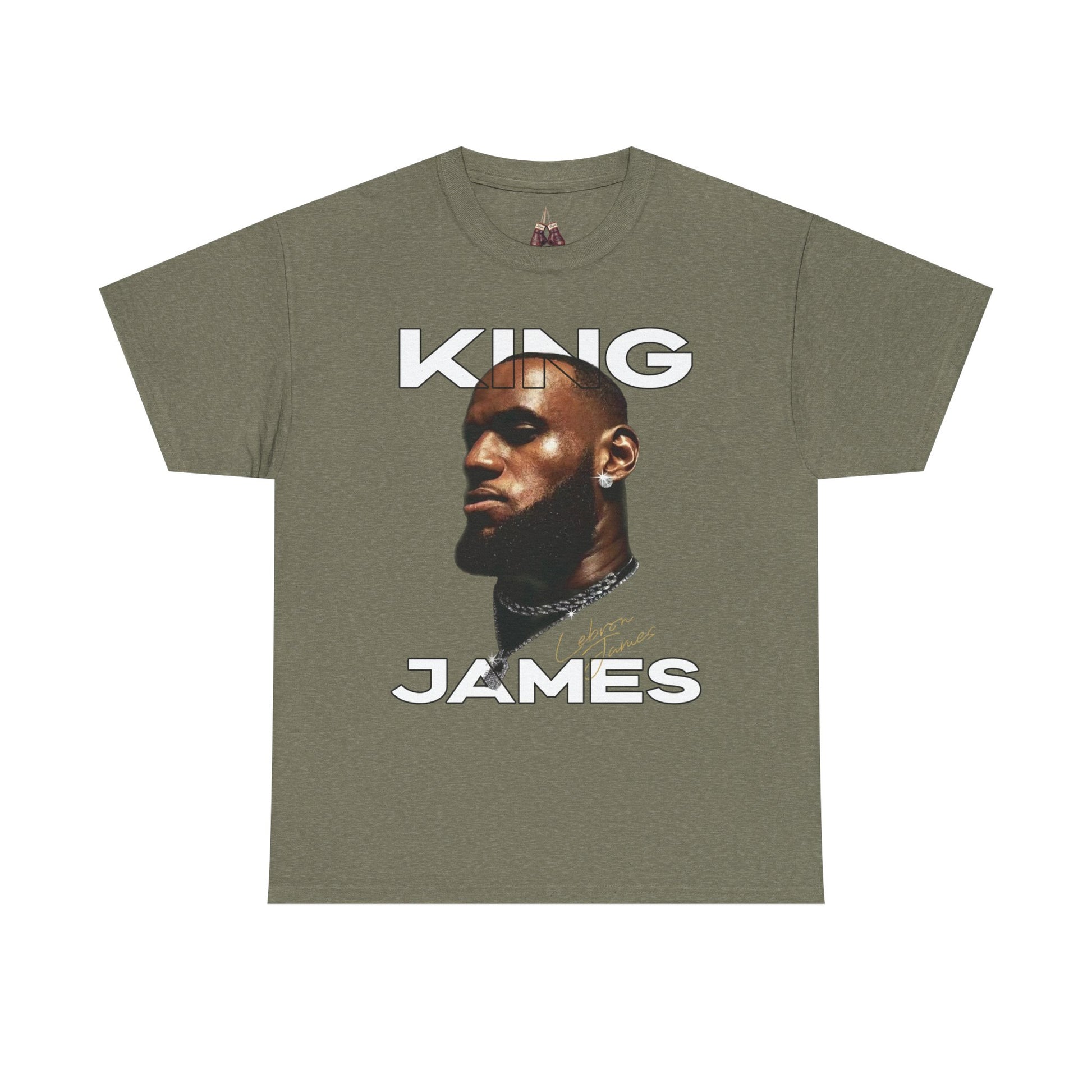 King James Graphic Tee, Unisex Heavy Cotton Tee, Basketball Fan Shirt, Gift for Sports Lovers, Stylish Casual Wear, Sports Apparel - Kings Origin Apparel