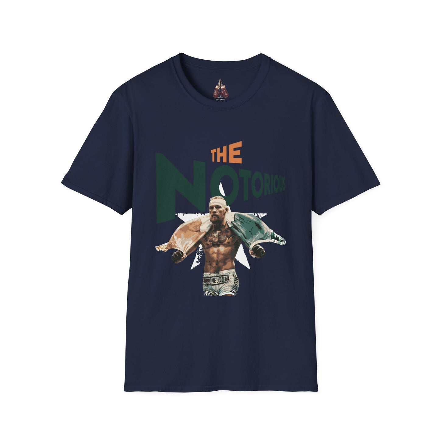 Notorious Conor McGregor  MMA Unisex Softstyle T-Shirt, Athletic Wear, Sports Fan Apparel, Gift for Fighters, Casual Graphic Tee