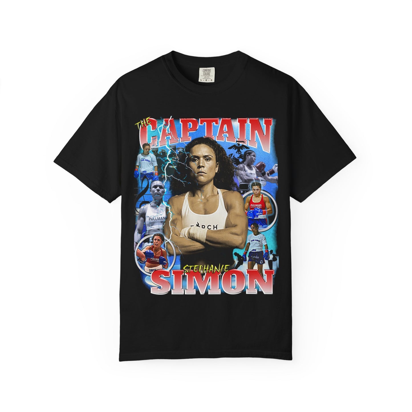 Stephaine Simon The Captain Bootleg Boxing T-Shirt