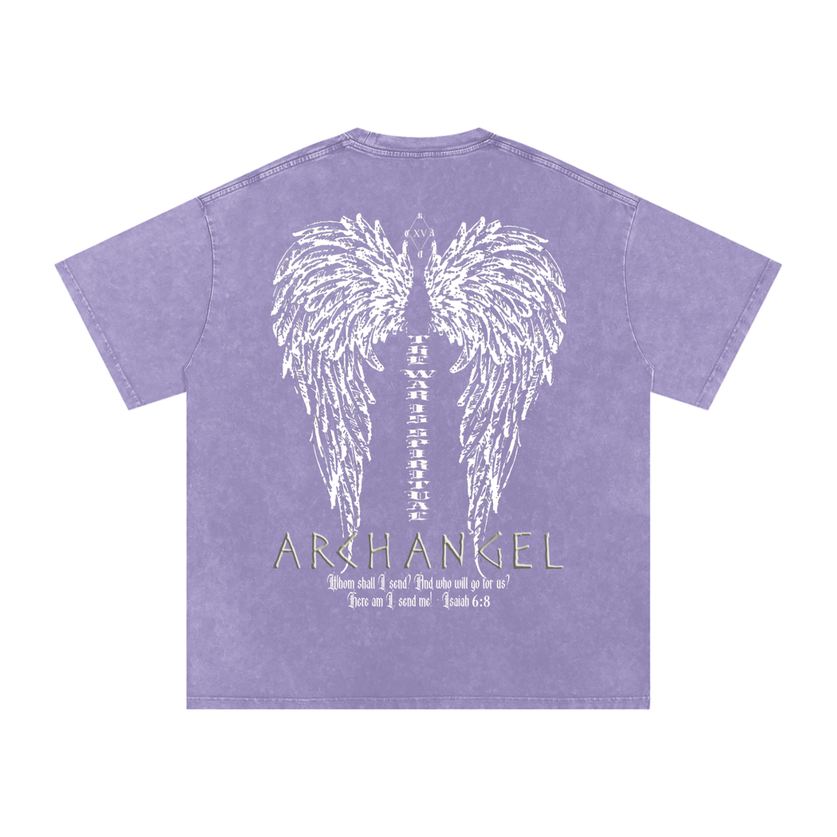 Chase Archangel Archangelo Snow Washed Oversized Cotton T-Shirt