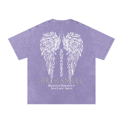 Chase Archangel Archangelo Snow Washed Oversized Cotton T-Shirt