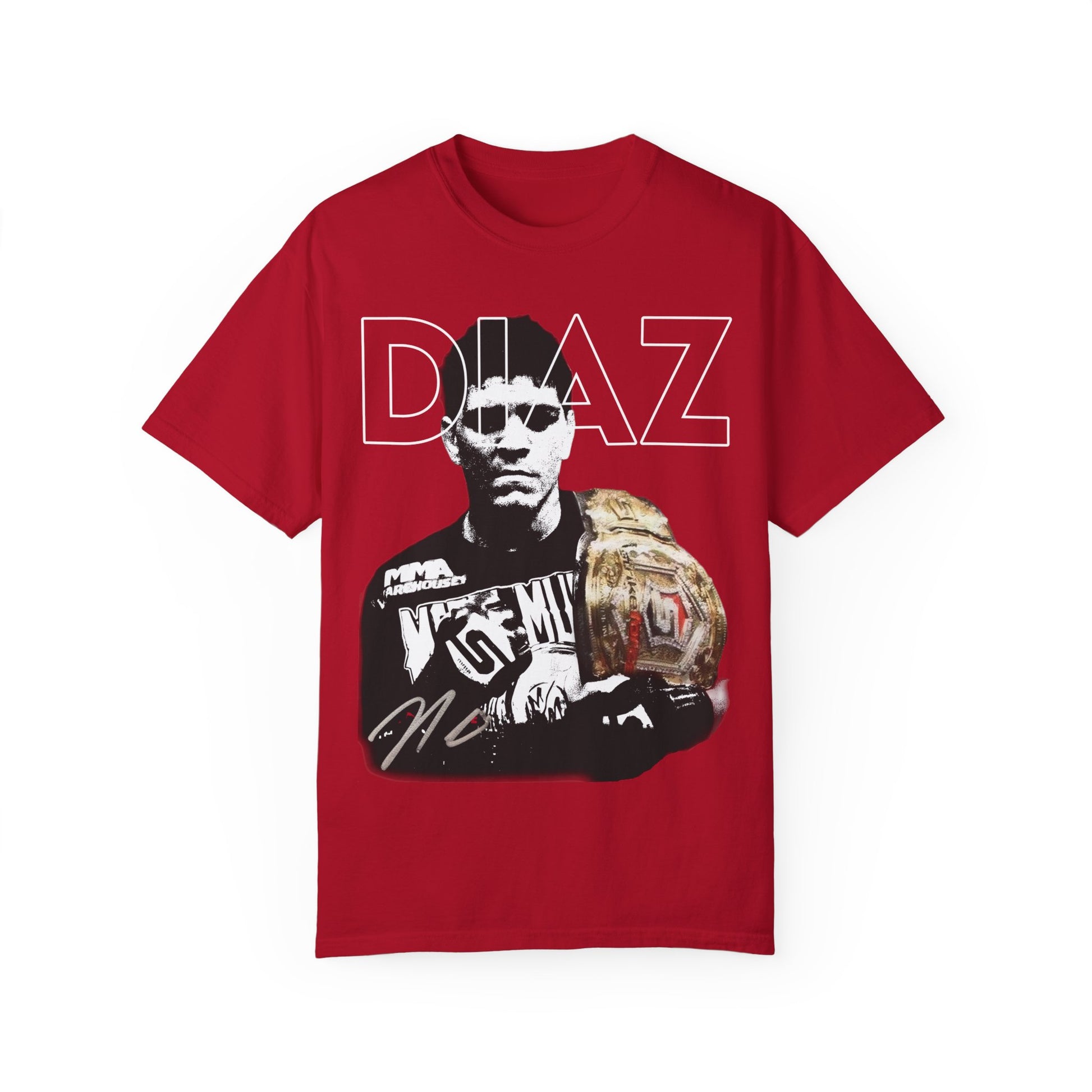 Nick Diaz Strikeforce Champion Black & White T-Shirt - Vintage MMA Legend Tee - Diaz Army Apparel - Kings Origin Apparel
