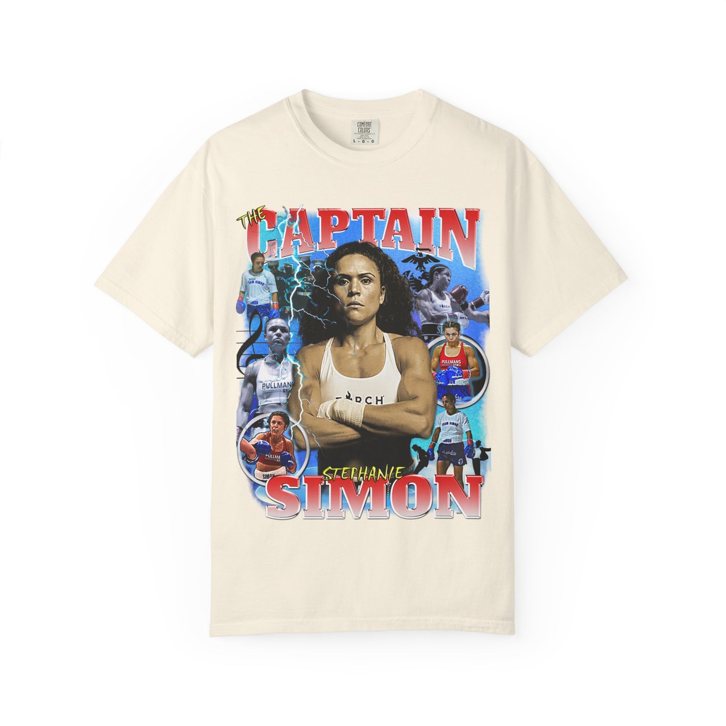 Stephaine Simon The Captain Bootleg Boxing T-Shirt