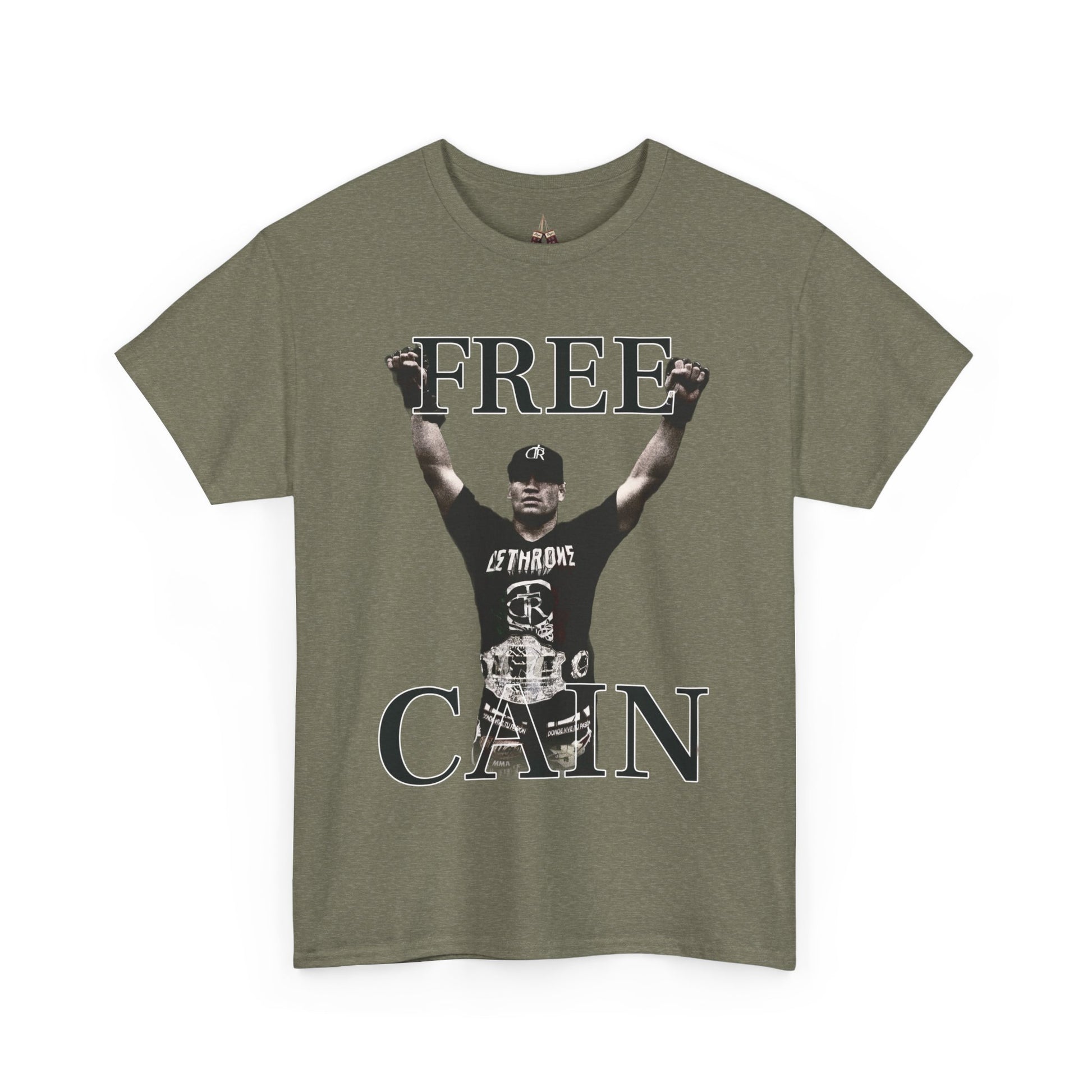 Free Cain V Graphic Tee - Unisex Heavy Cotton Shirt, Casual Wear, Streetwear, Gift for Activists, Statement Tee, Trendy Apparel - Kings Origin Apparel