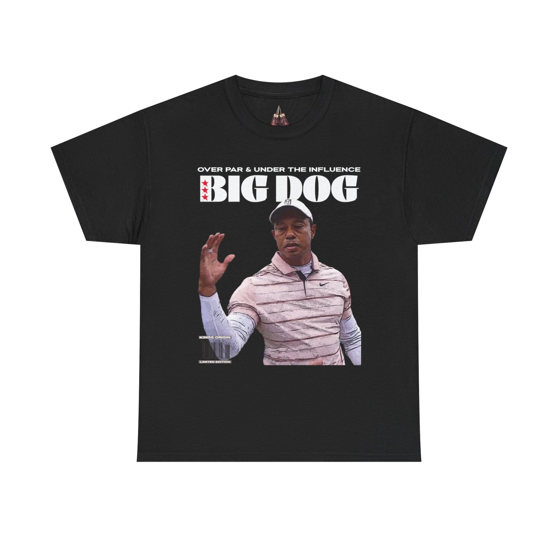 Tiger Woods Big Dog Golf Unisex Heavyweight Cotton Tee - Effortlessly Stylish for Golf Enthusiasts - Kings Origin Apparel