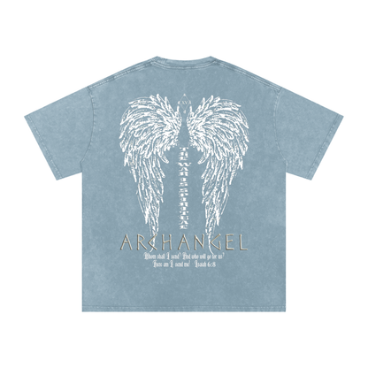 Chase Archangel Archangelo Snow Washed Oversized Cotton T-Shirt