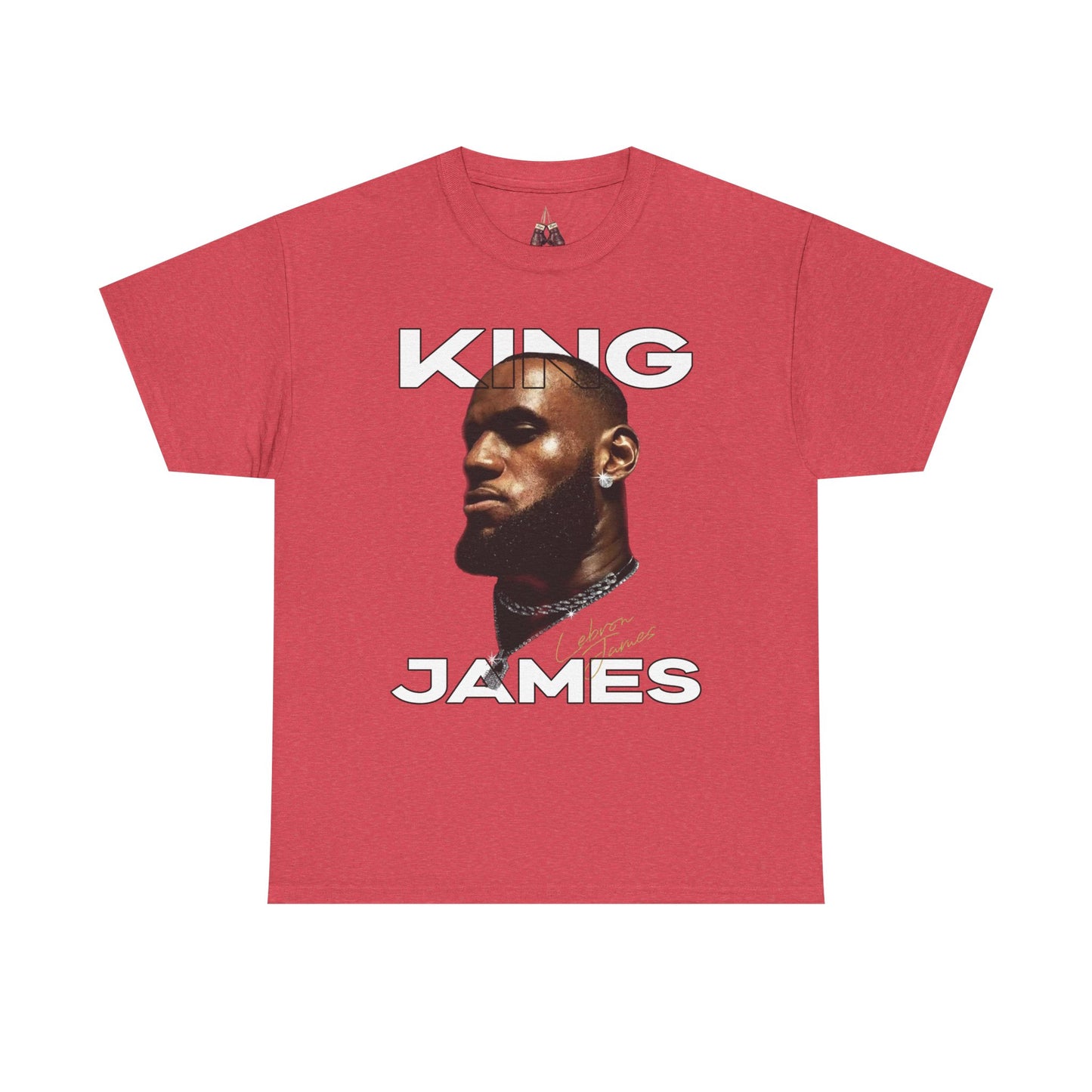 King James Graphic Tee, Unisex Heavy Cotton Tee, Basketball Fan Shirt, Gift for Sports Lovers, Stylish Casual Wear, Sports Apparel - Kings Origin Apparel
